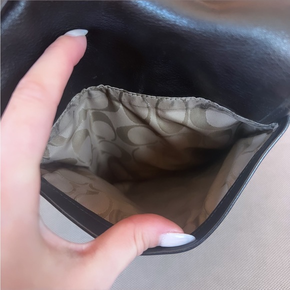 Coach Bags Vintage Coach 9335 Black Leather Legacy Studio Flap